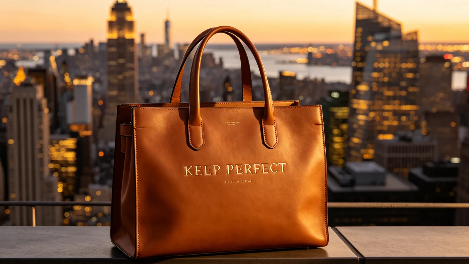 Editorial handbag imagery for the LuxCraft sourcing journal
